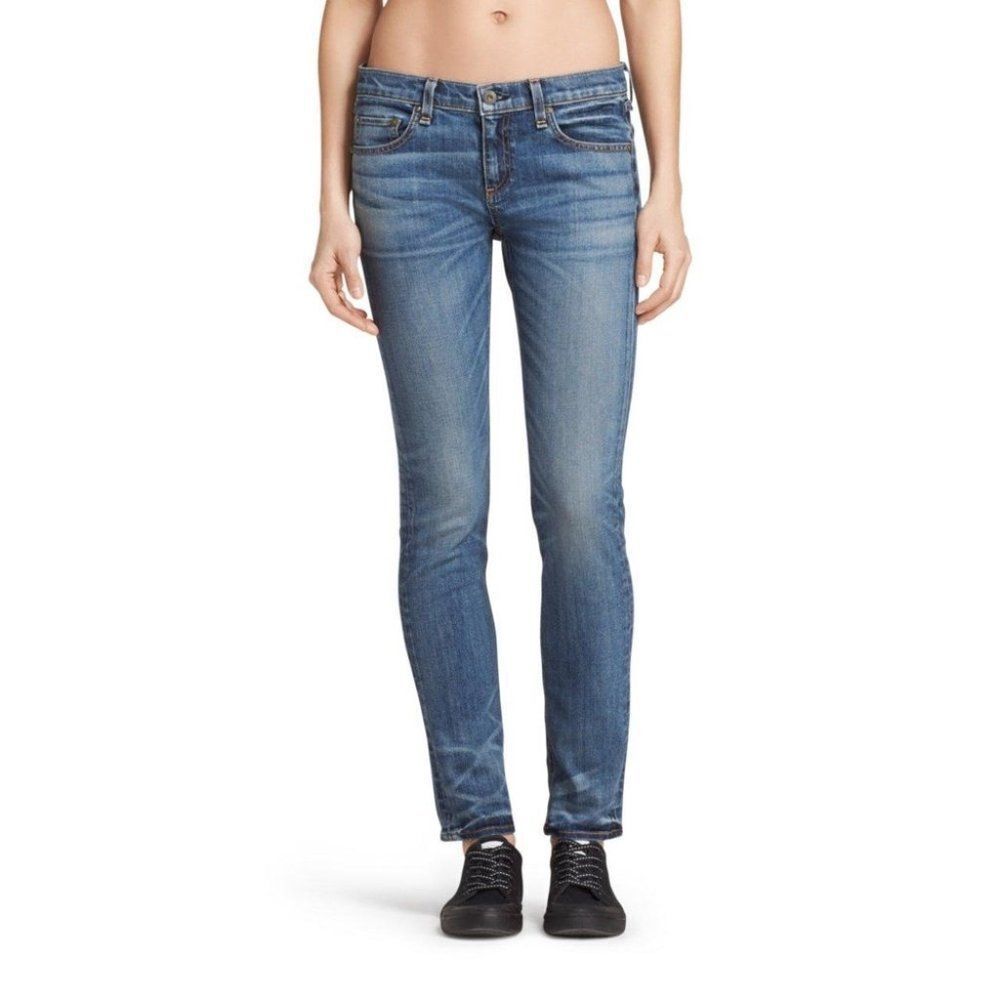 Rag & Bone Dre Distressed Jeans in Watts Size 25